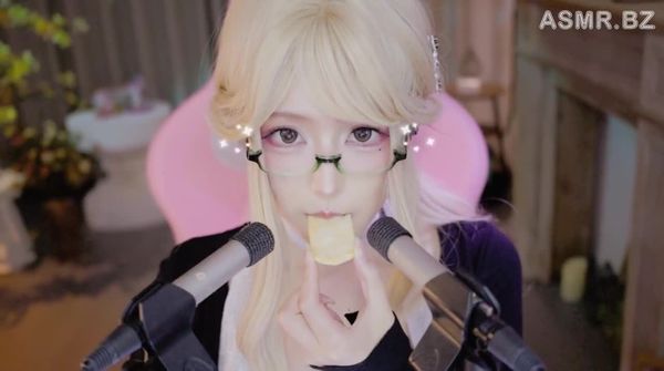 二呆啾 仙贝海苔曲奇好听的食音