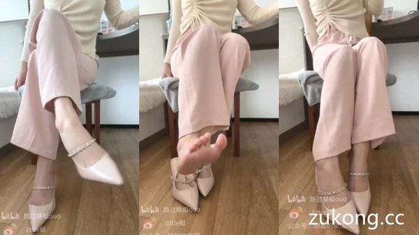 路过蜻蜓ouo 休闲裤 裸足 高跟 羞辱 秀足 剧情 给老公介绍新小狗