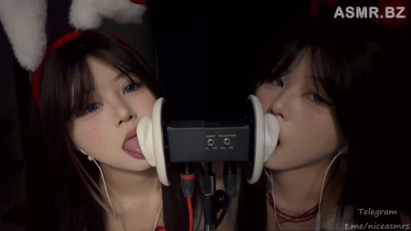 啵啵眠眠 双人舔耳 帝王享受